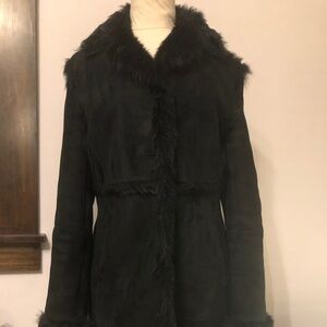 Searle Shearling Long Coat